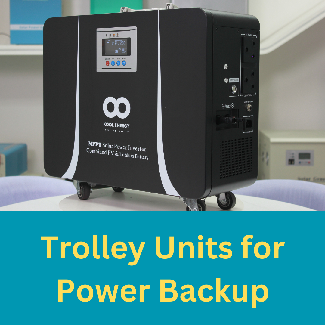 Trolley Units for Power Backup​